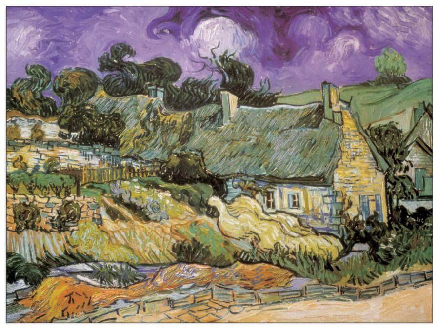 artopweb Van Gogh - Chaumes De Cordeville A Auvers Sur Oise Decorative MDF Panel (100x74cm)
