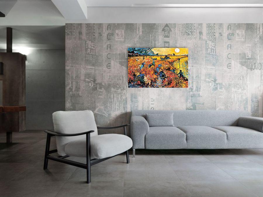 Artopweb Van Gogh - Die Roten Weinberge Von Arles Decorative MDF Panel (90x60cm)