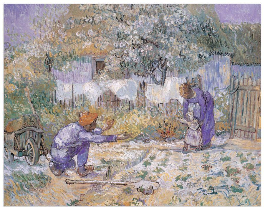 artopweb Van Gogh - First Steps Decorative MDF Panel (140x110cm)