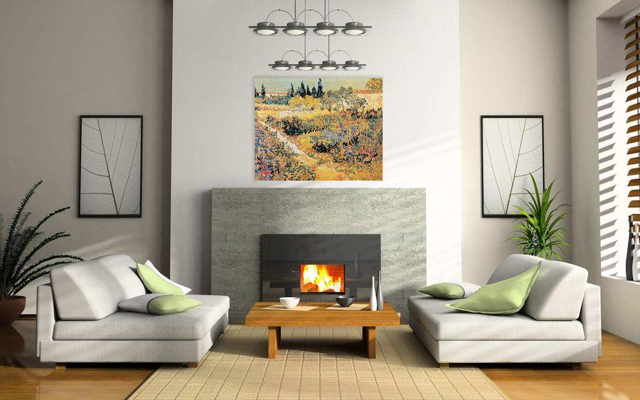 Artopweb Van Gogh - Garden In Full Bloom Decorative MDF Panel (100x80cm)