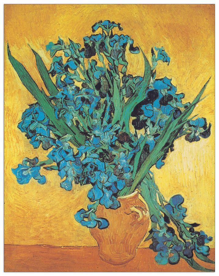 artopweb Van Gogh - Iris Decorative MDF Panel (31x39cm)