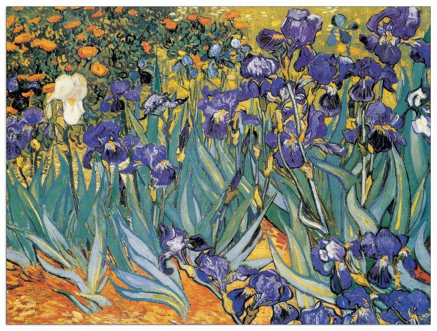 artopweb Van Gogh - Irises Decorative MDF Panel (80x60cm)