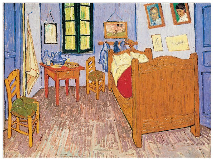 artopweb Van Gogh - La Stanza 1888 Decorative MDF Panel (80x60cm)