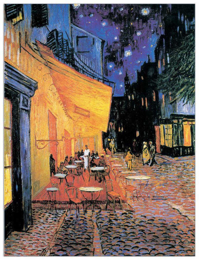 artopweb Van Gogh - Le Café de Nuit Decorative MDF Panel (106x140cm)