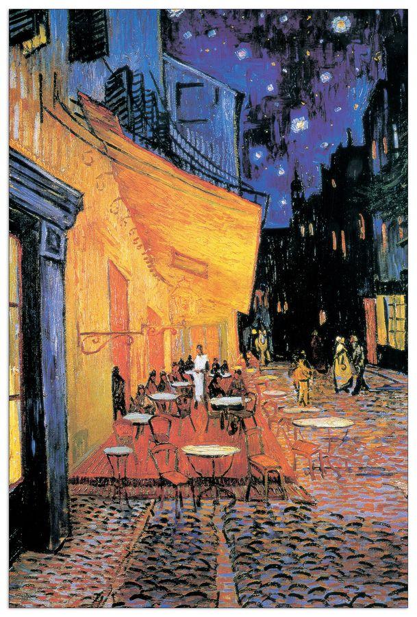 artopweb Van Gogh - Le Café de nuit Decorative MDF Panel (60x90cm)