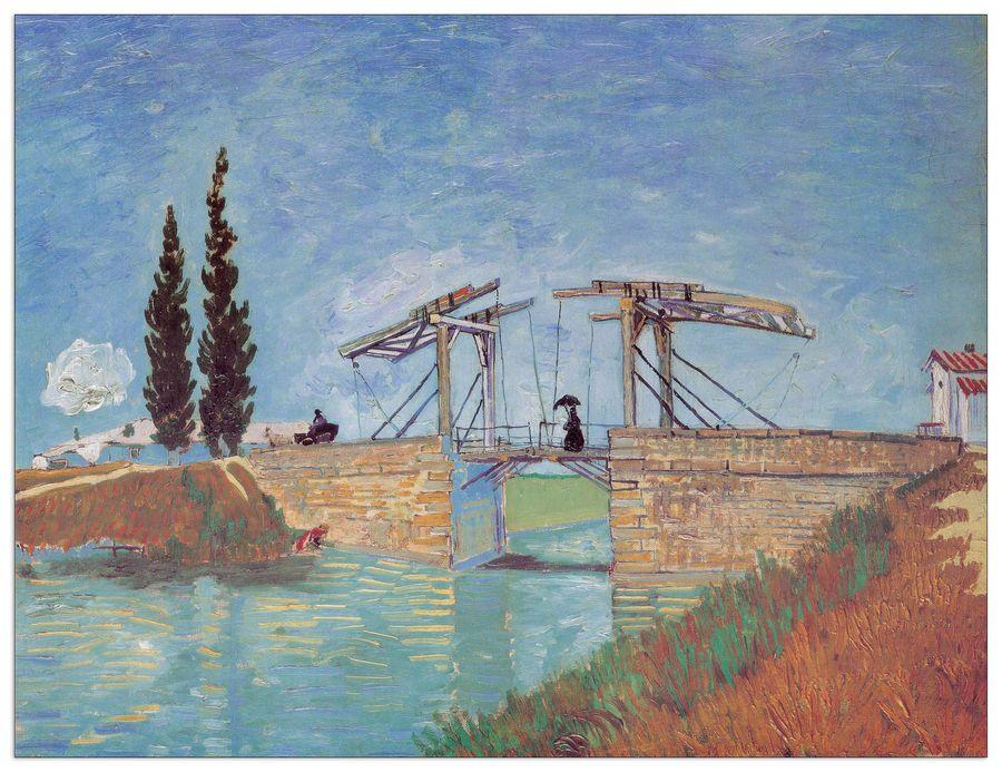 artopweb Van Gogh - Le Pont De Langlois Decorative MDF Panel (140x107cm)