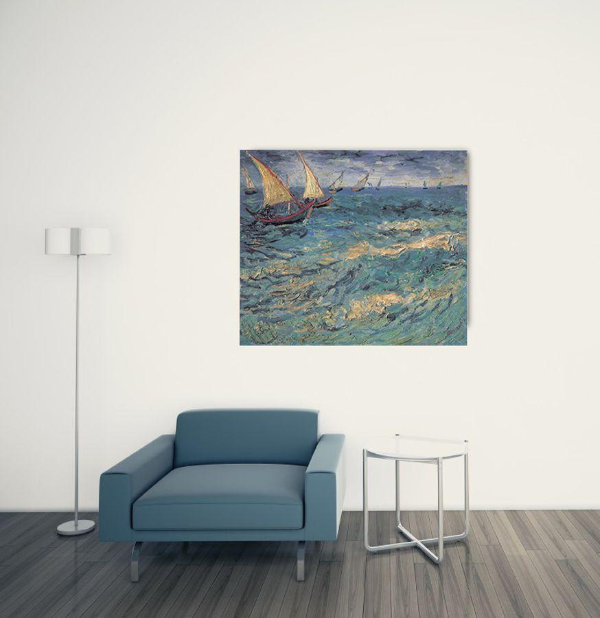 Artopweb Van Gogh - Meer Bei St Maries Decorative MDF Panel (140x120cm)