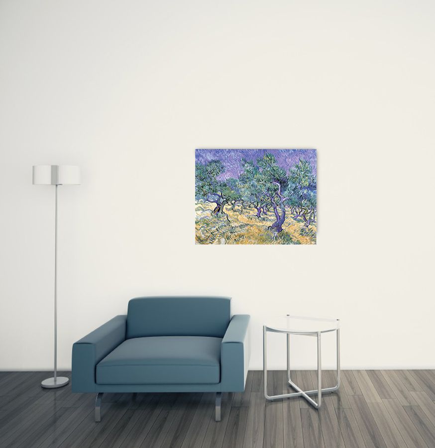 Artopweb Van Gogh - Olive Grove Decorative MDF Panel (100x79cm)