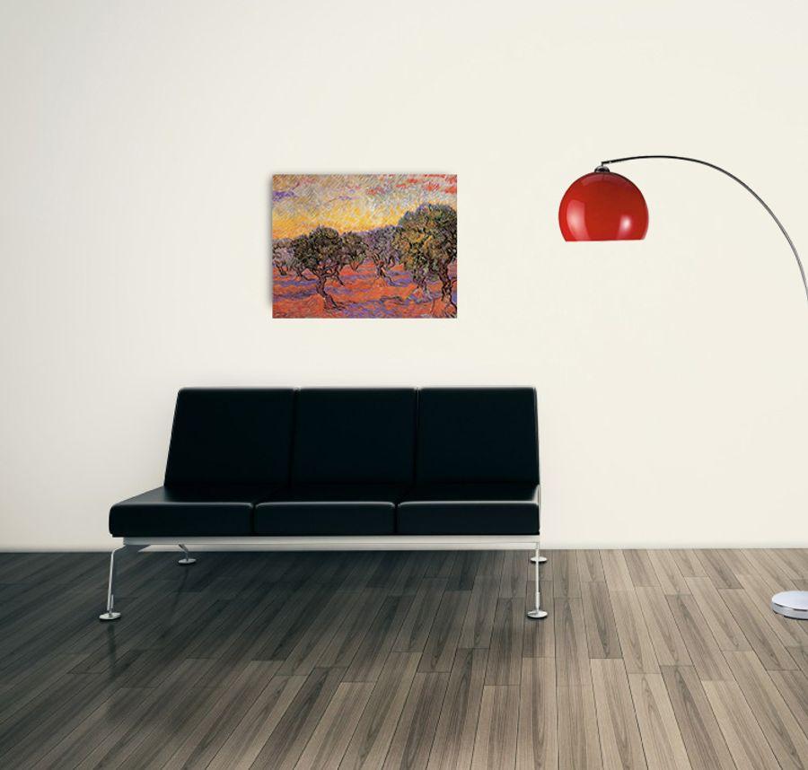 Artopweb Van Gogh - Olive Tree Grove Decorative MDF Panel (100x78cm)