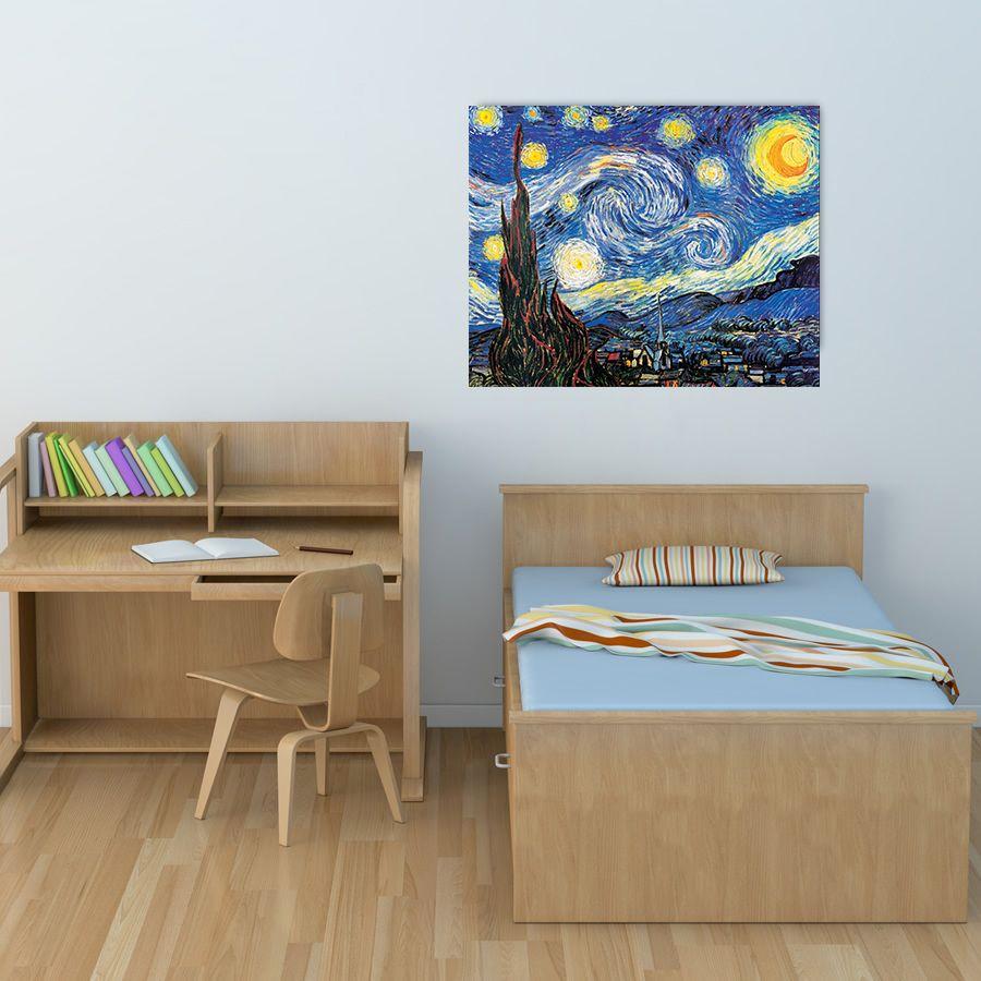 Artopweb Van Gogh - Starry Night Decorative MDF Panel (100x80cm)