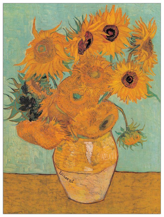 artopweb Van Gogh - Sunflowers 2 Decorative MDF Panel (60x80cm)