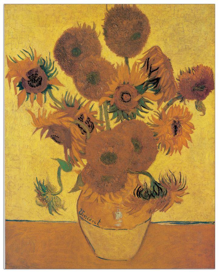 artopweb Van Gogh - Sunflowers Decorative MDF Panel (112x140cm)