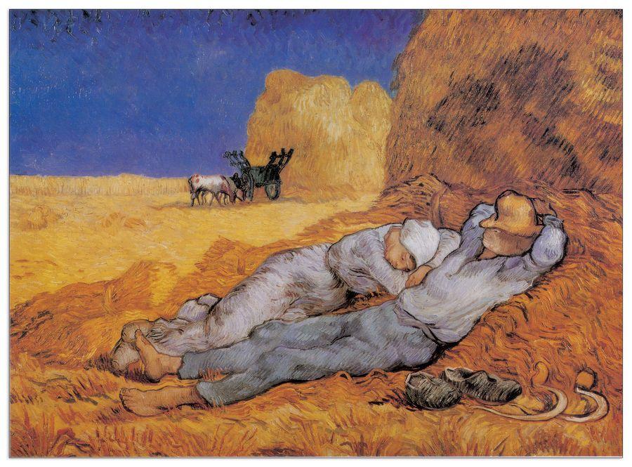 artopweb Van Gogh - The Afternoon Siesta Decorative MDF Panel (140x102cm)