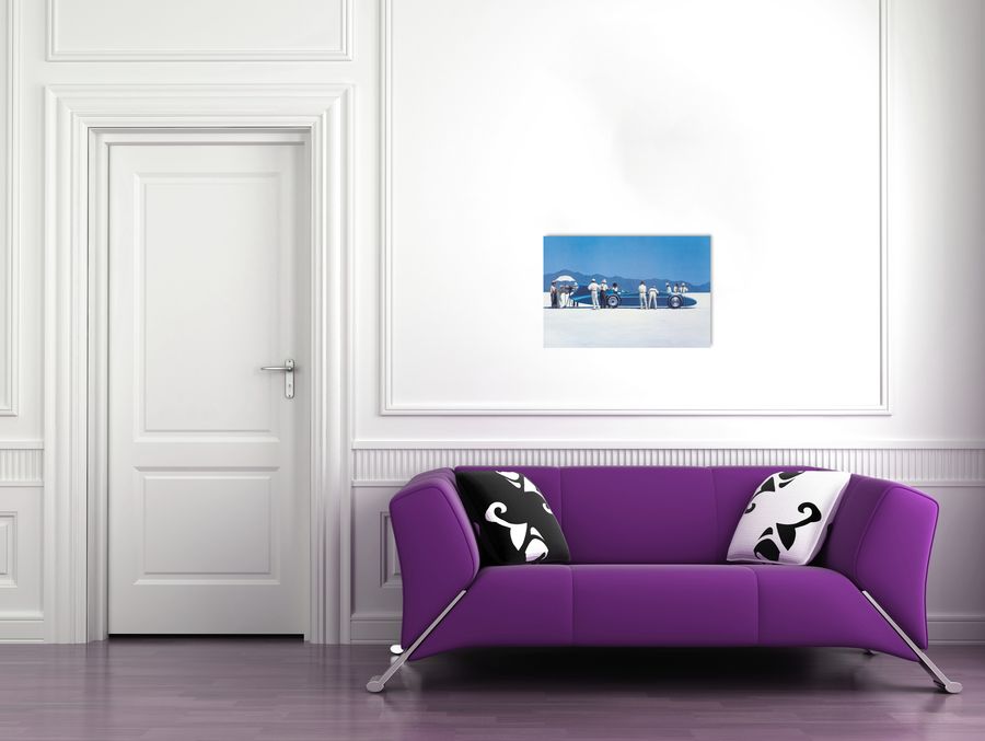 Artopweb Vettriano - Bluebird At Bonneville Decorative MDF Panel (120x90cm)