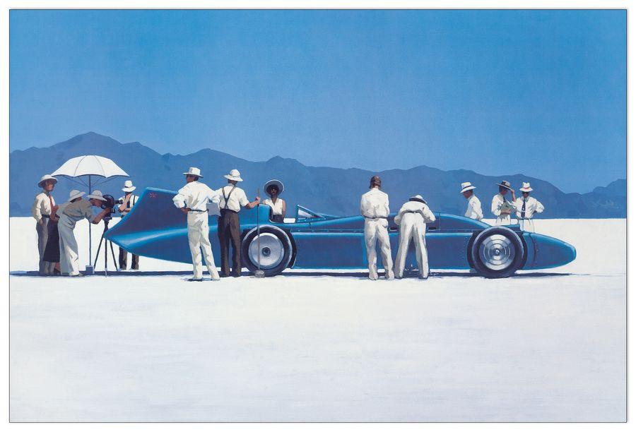 artopweb Vettriano - Bluebird At Bonneville Decorative MDF Panel (70x50cm)