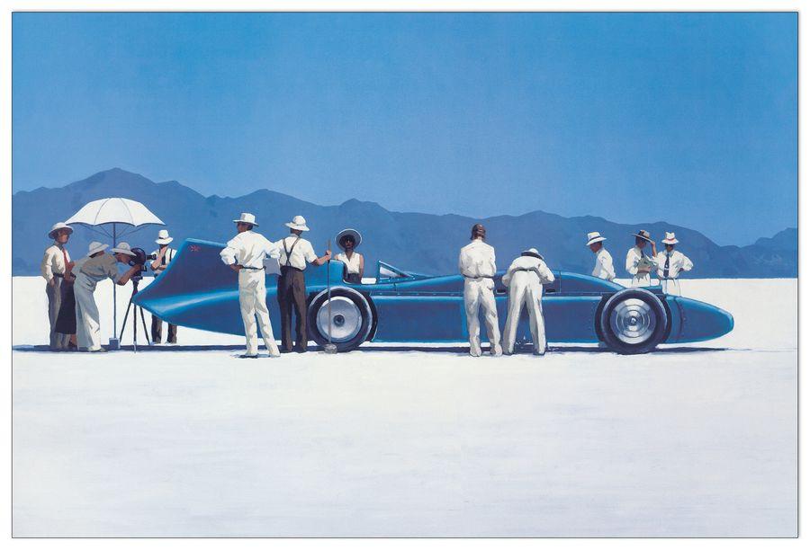 artopweb Vettriano - Bluebird At Bonneville Decorative MDF Panel (120x90cm)