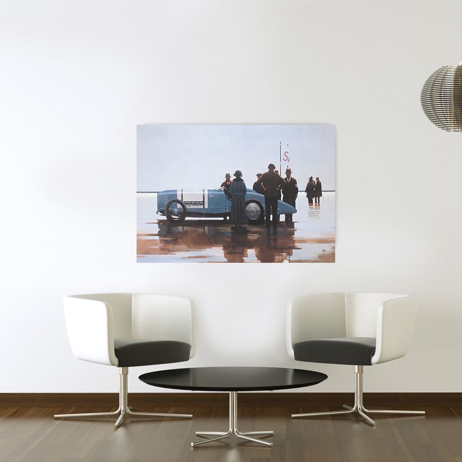 Artopweb Vettriano - La Spiaggia Di Pendine Decorative MDF Panel (84x53cm)