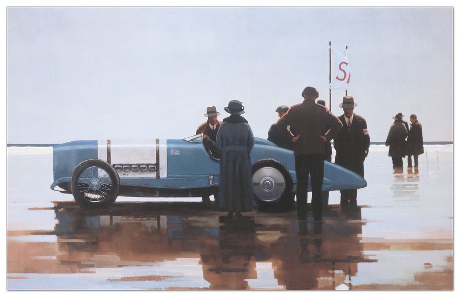 artopweb Vettriano - La Spiaggia Di Pendine Decorative MDF Panel (84x53cm)
