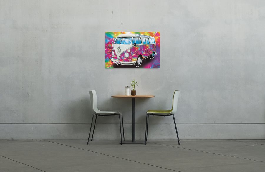 Artopweb Vw Camper - Love Decorative MDF Panel (90x60cm)