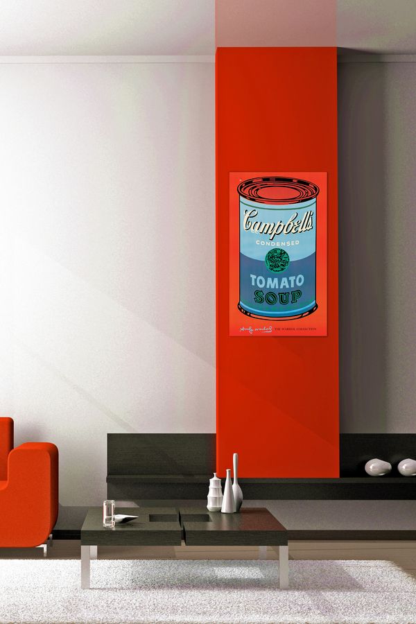 Artopweb Warhol - Campbell's Soup Can 1965 Decorative MDF Panel (61x101cm)