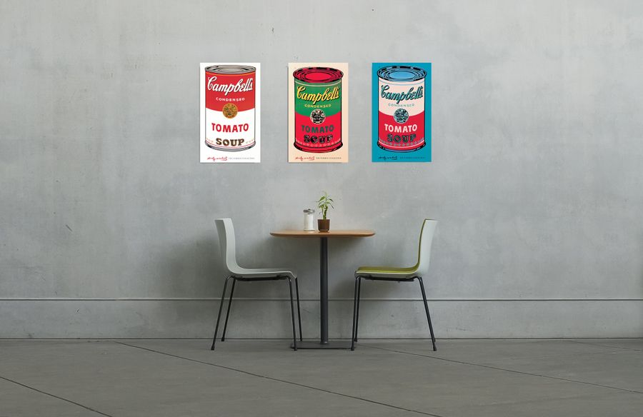 Artopweb Warhol - Campbell's Soup Can 1965 Decorative MDF Panel (61x101cm)