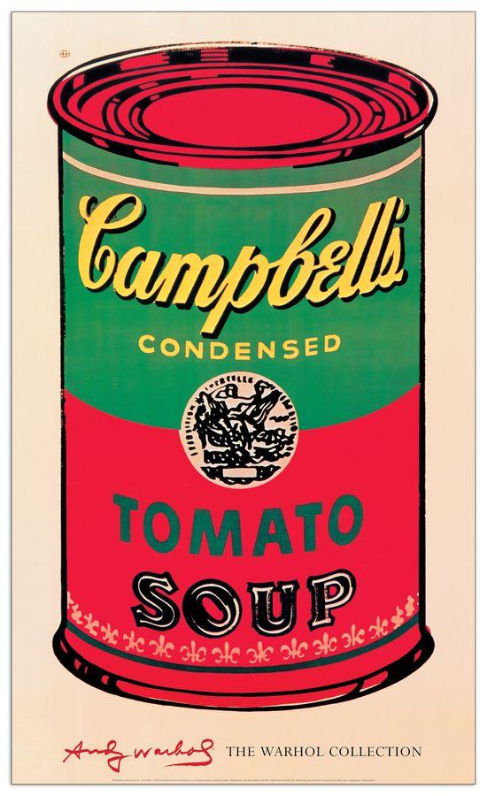 artopweb Warhol - Campbell's Soup Can 1965 Decorative MDF Panel (21x35cm)