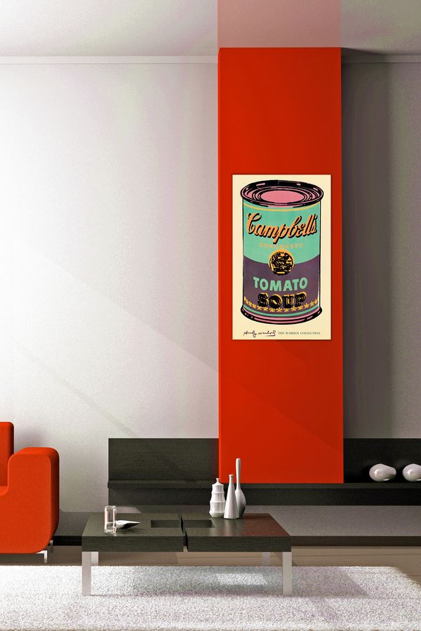 Artopweb Warhol - Campbell's Soup Can 1965 Decorative MDF Panel (61x101cm)