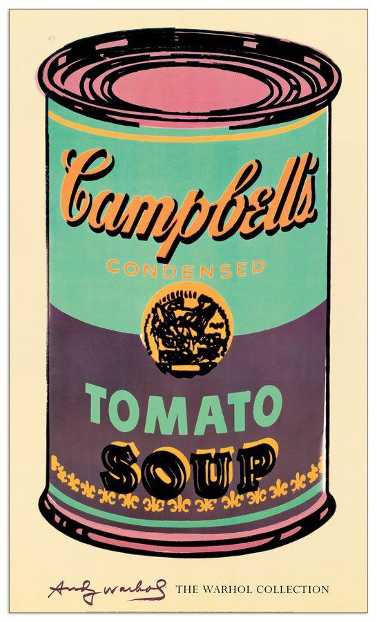 artopweb Warhol - Campbell's Soup Can 1965 Decorative MDF Panel (21x35cm)