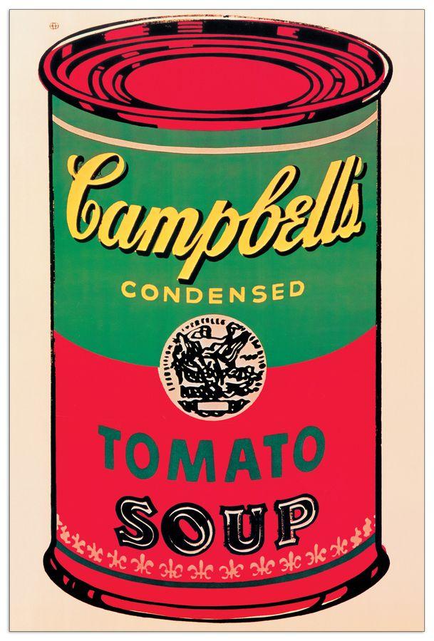 artopweb Warhol - Campbell Soup Can 1965 Decorative MDF Panel (60x90cm)