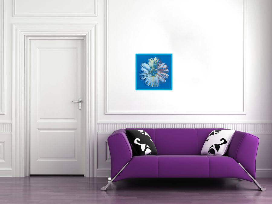 Artopweb Warhol - Daisy C.1982 Decorative MDF Panel (51x51cm)