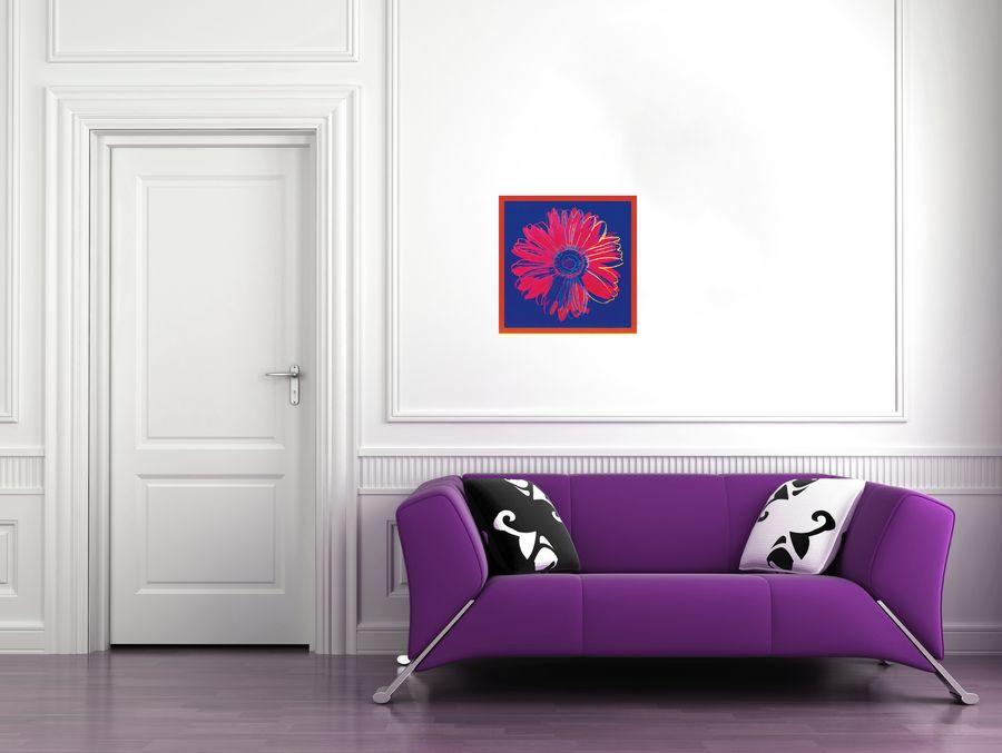 Artopweb Warhol - Daisy C.1982 Decorative MDF Panel (51x51cm)