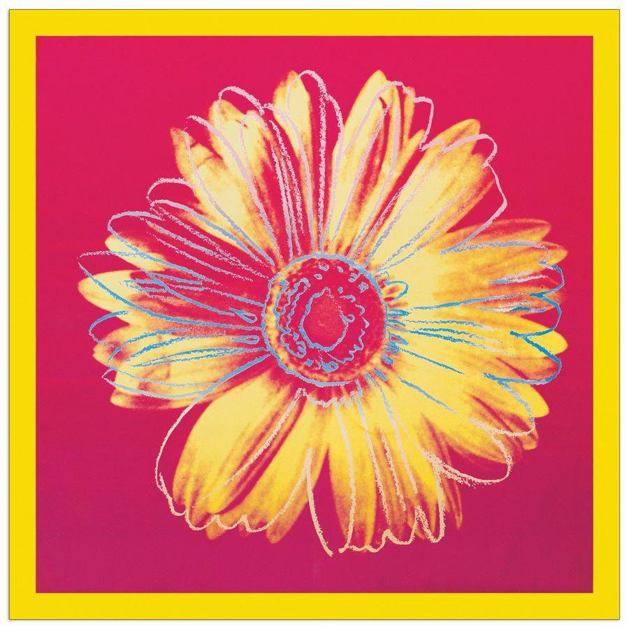 artopweb Warhol - Daisy C.1982 Decorative MDF Panel (51x51cm)