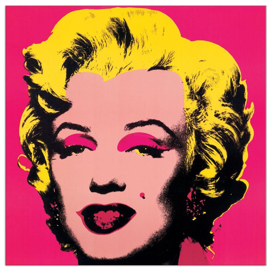 artopweb Warhol - Marilyn Monroe Decorative MDF Panel (28x35cm)
