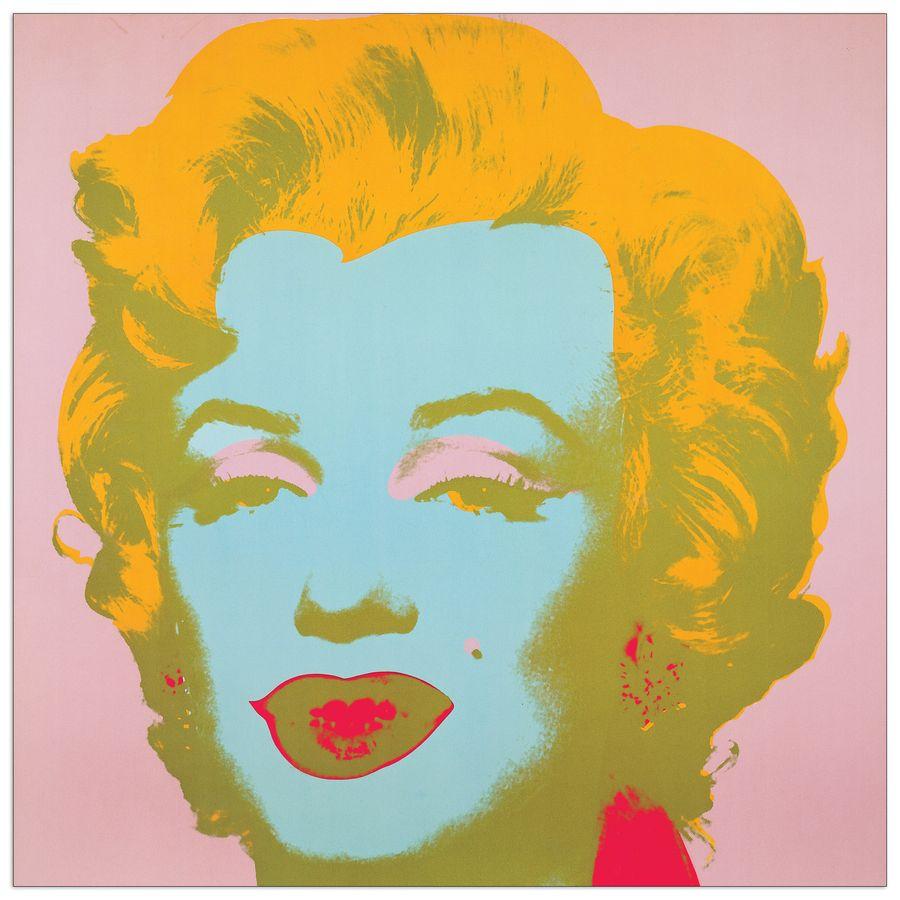 artopweb Warhol - Marilyn Monroe Decorative MDF Panel (28x35cm)