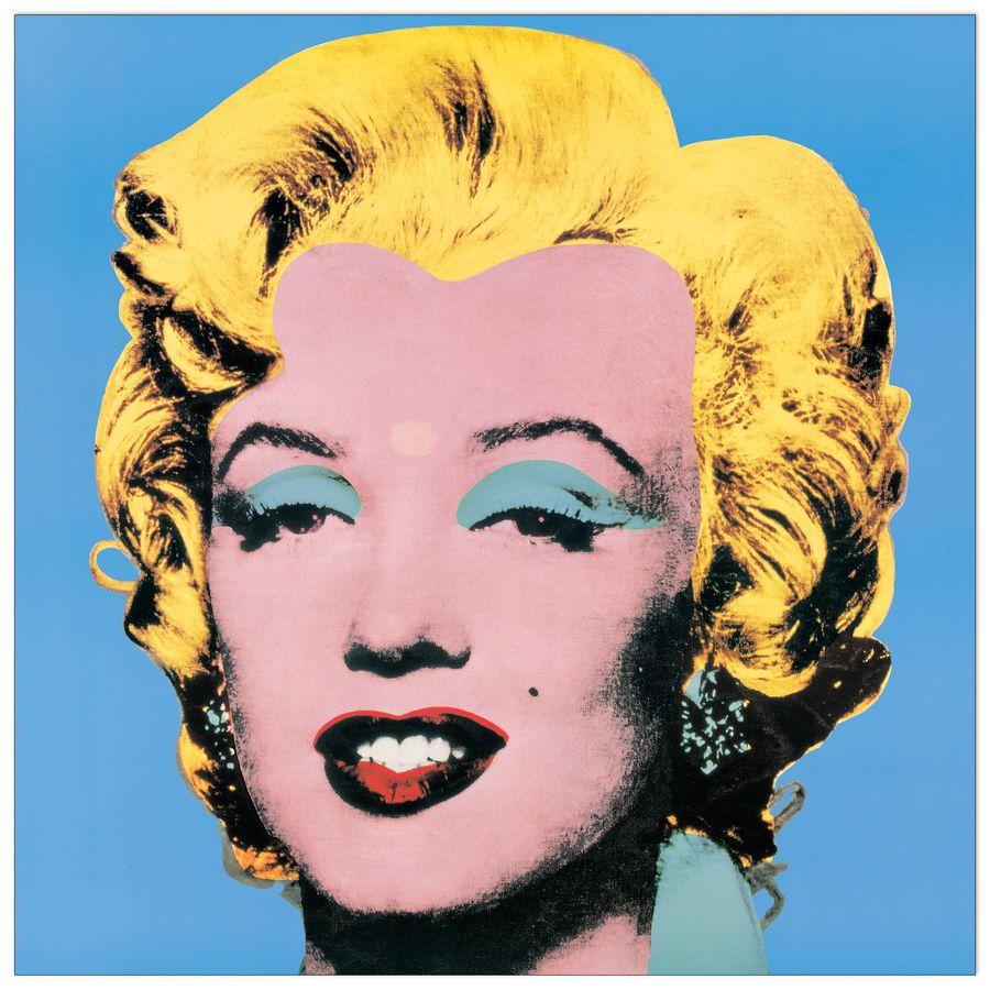 artopweb Warhol - Shot Blue Marilyn 1964 Decorative MDF Panel (65x71cm)
