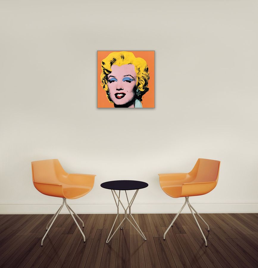 Artopweb Warhol - Shot Orange Marilyn 1964 Decorative MDF Panel (65x71cm)