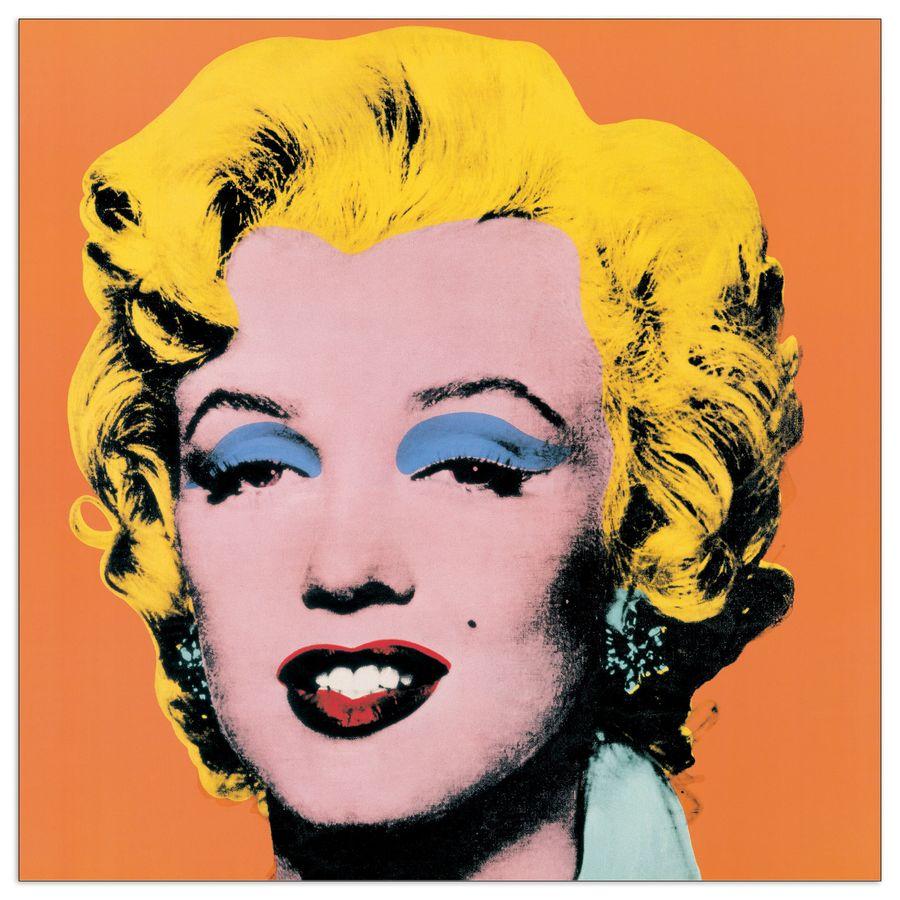 artopweb Warhol - Shot Orange Marilyn 1964 Decorative MDF Panel (28x36cm)