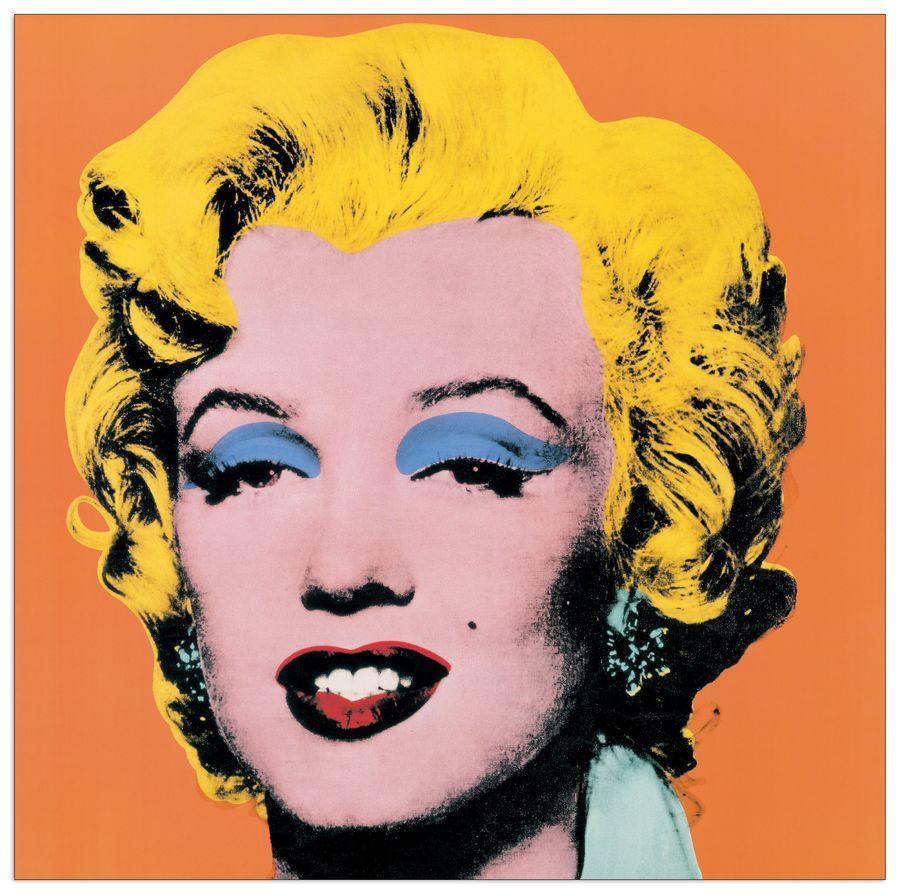 artopweb Warhol - Shot Orange Marilyn 1964 Decorative MDF Panel (65x71cm)