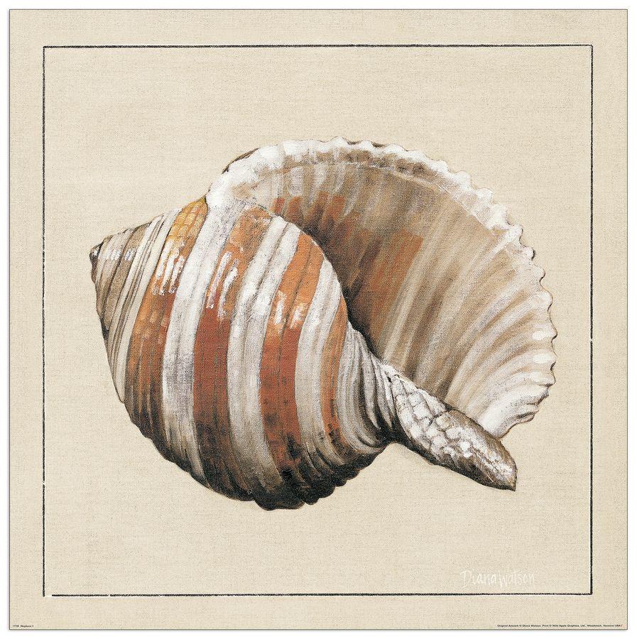 artopweb Watson - Neptune I Decorative MDF Panel (46x46cm)