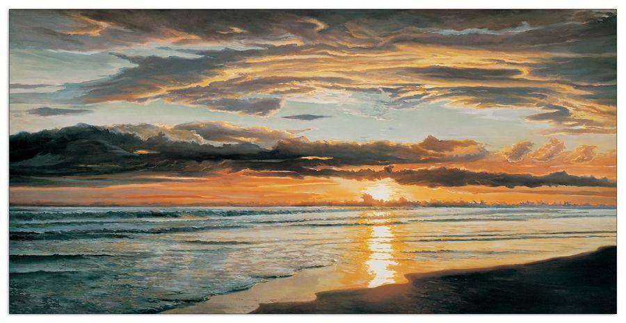 artopweb Werner - Shoreline Splendor Decorative MDF Panel (100x50cm)