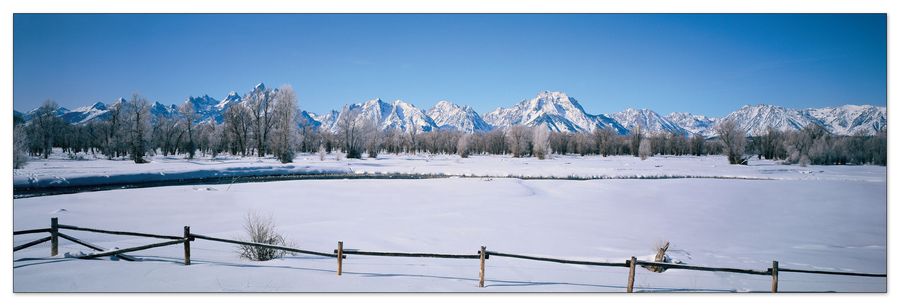 artopweb World Panoramic - U.S.A. Panoramic Decorative MDF Panel (120x38cm)