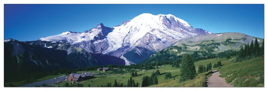 artopweb World Panoramic - U.S.A. Panoramic Decorative MDF Panel (120x38cm)