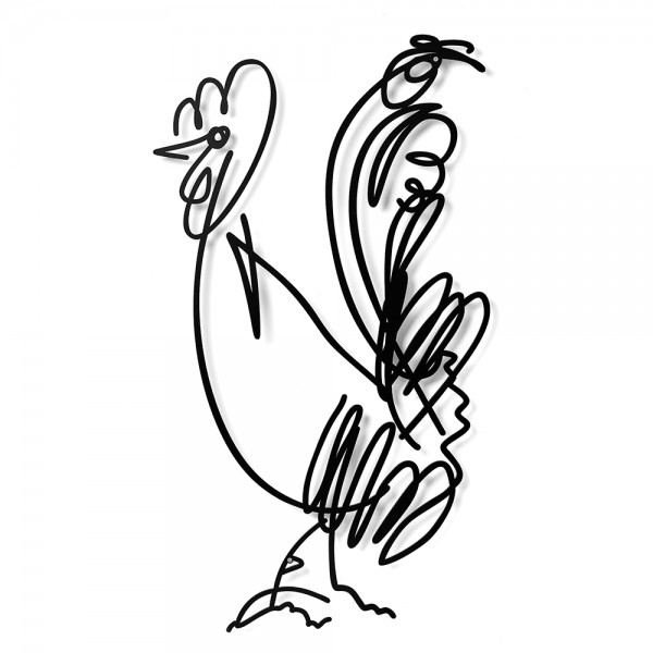 Artori Design Wanetik Art – Cock Metal Sculpture (3)
