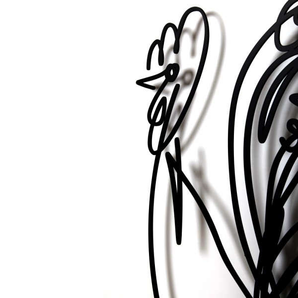Artori Design Wanetik Art – Cock Metal Sculpture (3)