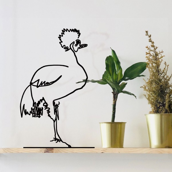 artori design Wanetik Art – Crowned Crane Sculpture
