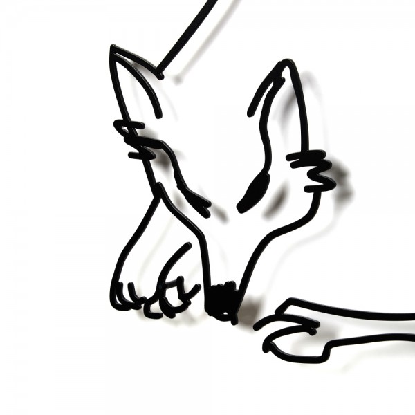 Artori Design Wanetik Art – Fox Sculpture