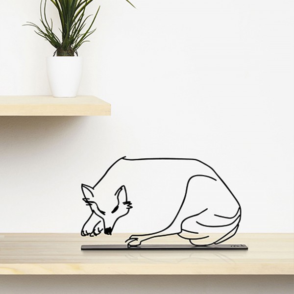 artori design Wanetik Art – Fox Sculpture