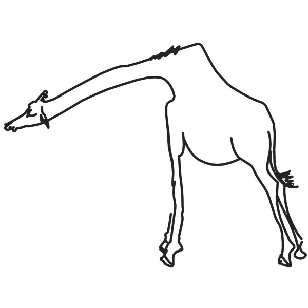 Artori Design Wanetik Art – Giraffe Sculpture