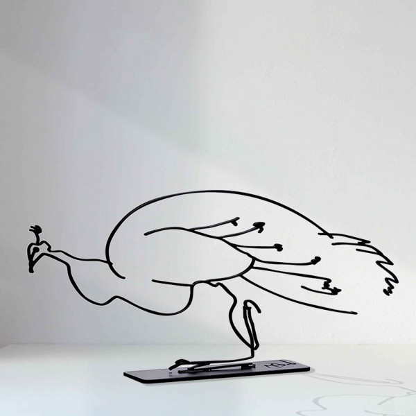 artori design Wanetik Art – Peacock Metal Sculpture