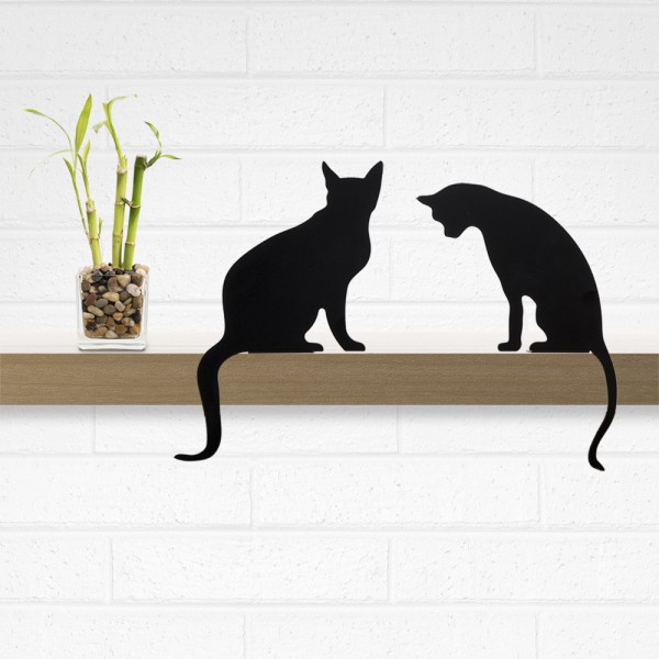 artori design Duo Meow – Diva & Princess – a pair of decorative cat silhouette